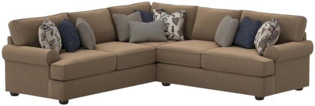 Corinthian Furniture Fondren 2-Piece Tamarack L-Shape Sectional-0
