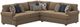 Corinthian Furniture Fondren 2-Piece Tamarack L-Shape Sectional-0