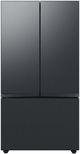 Samsung Bespoke 18" Matte Black Steel French Door Refrigerator Top Panel-4