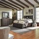 Liberty Furniture Thornwood Hills 4-Piece Rock Beaten Brown King Bookcase Bed Set with Chest-1