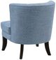 Homelegance® Melrose Blue/Espresso Accent Chair-4