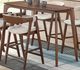 Furniture of America® Ebikon Walnut Counter Table-0