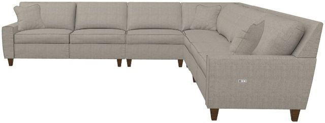 La-Z-Boy® Edie Duo® 5-Piece Pewter Power Reclining Sectional-1