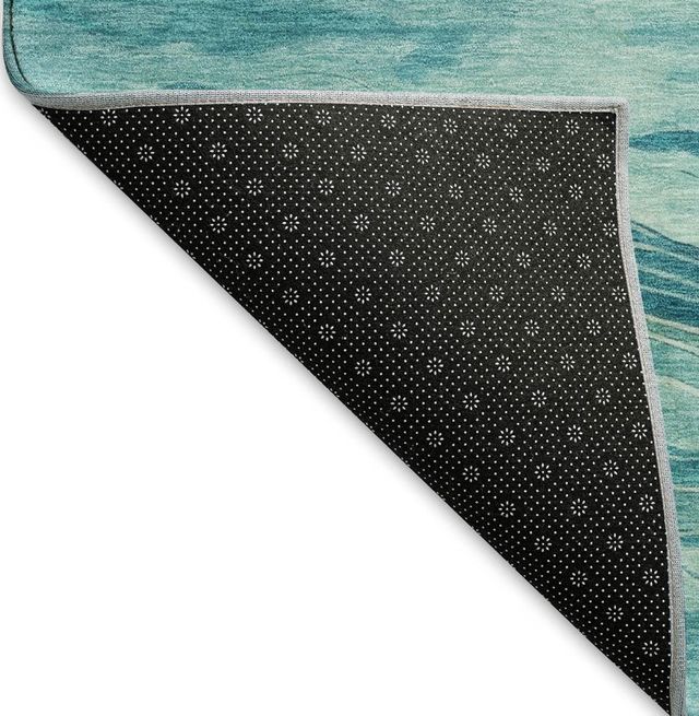 Dalyn™ Rug Company Pacifica Turquoise 5'x8' Style 1 Area Rug-2