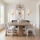 Uttermost® Valentin Off-White Dining Chair-1