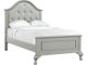 Elements International Jesse Gray Full Panel Bed-0