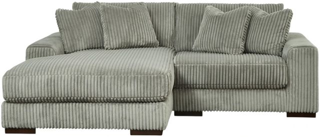 Signature Design by Ashley® Lindyn 2-Piece Fog Left-Arm Facing Sectional  and Chaise