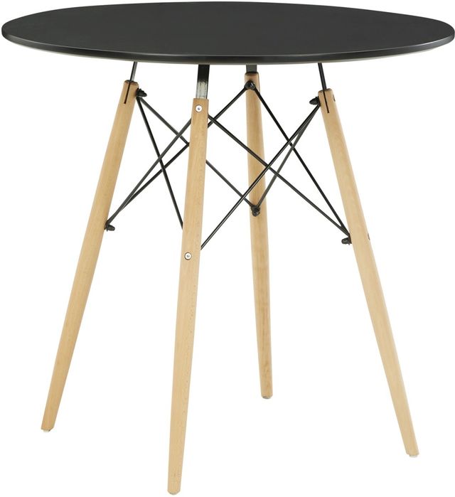 Signature Design by Ashley® Jaspeni 5 Piece Black/Natural Dining Set-1