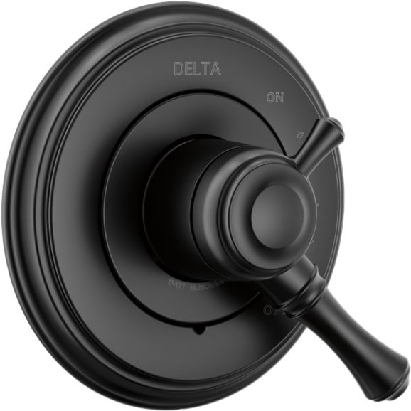 Delta Cassidy® 17 Series Matte Black Valve Only Trim-0
