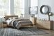 Signature Design by Ashley® Oliah 4-Piece Natural Twin Panel Headboard Bed Set-5