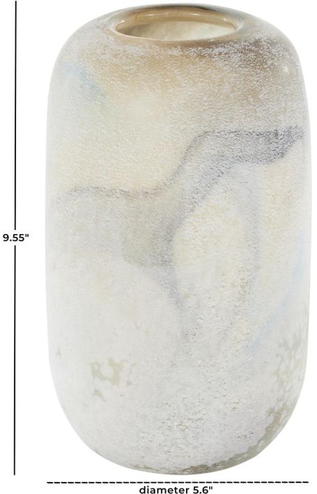 Deco Marche Cream Distressed Vase-3