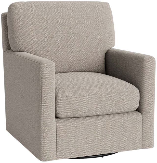 Bassett® Furniture Customizable Trent Track Arm Swivel Chair-0