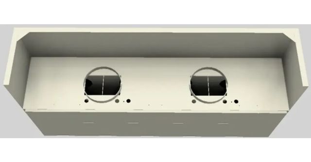 Vent-A-Hood® 54" Biscuit Wall Mounted Range Hood-2