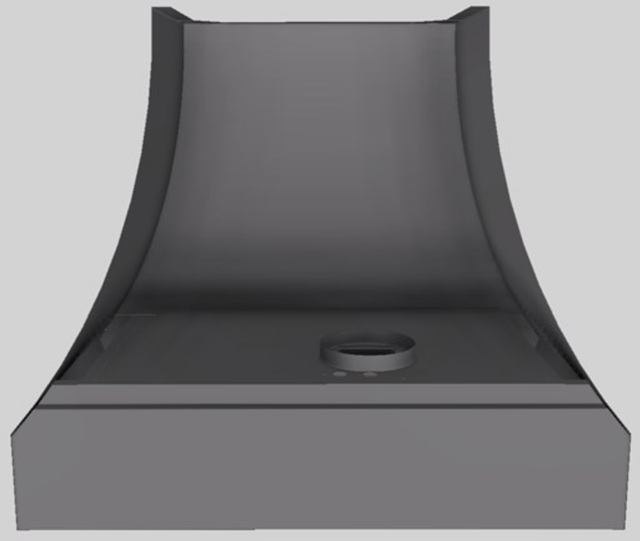 Vent-A-Hood® Designer Series 36" Gunsmoke Wall Mounted Range Hood-1