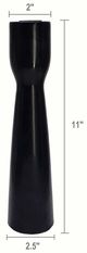 A & B Home Black Large Candle Holder-2