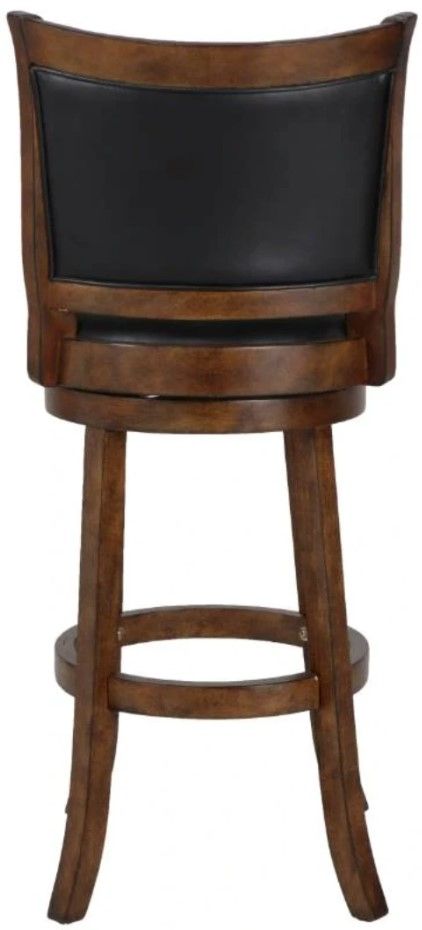 New Classic® Home Furnishings Bristol Black/Brown Bar Stool-3