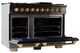 Kucht Professional KEG Series 48" Titanium Stainless Steel Pro Style Liquid Propane Gas Range-3