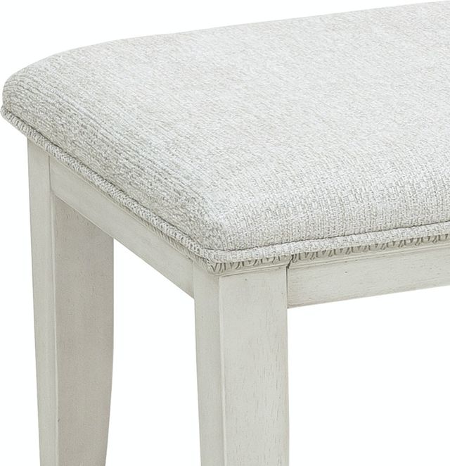 Pulaski™ Camila White Vanity Stool-2
