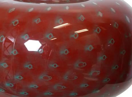 Stylecraft Scottish Red Puff Vase-1