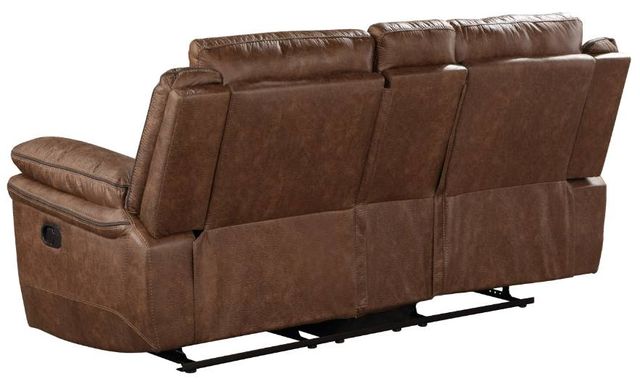 New Classic® Home Furnishings Ryland Brown Dual Manual Reclining Loveseat-1