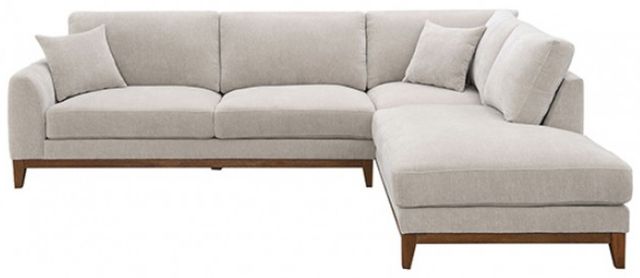 Furniture of America® Watton Light Gray Right Chaise Sectional-0