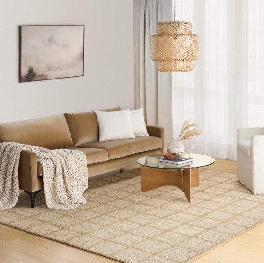 Nourison Home™ Pure Framework Camel 5'x8' Area Rug-1