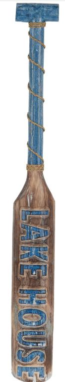 Deco Marche Blue Paddle Wall Decor-0