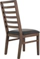 International Furniture Direct Walnut 7-Piece Brown Upholstered Dining Set-5
