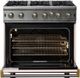 Viking® 5 Series 36" Blush Liquid Propane Pro Style Gas Range-1