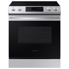 Samsung 30" Fingerprint Resistant Stainless Steel Slide In Electric Range