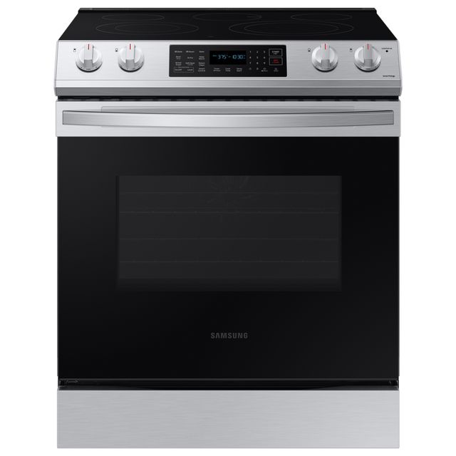 Samsung 30" Fingerprint Resistant Stainless Steel Slide In Electric Range-0