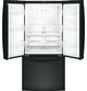 GE® Series 33" 24.7 Cu. Ft. Black French Door Refrigerator-3