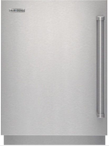 Sub-Zero® Designer Stainless Steel Left Hinge Outdoor Undercounter Refrigerator Door Panel Kit with Lock-0