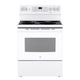 GE® 30" White Freestanding Electric Range-0