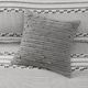 Olliix by INK+IVY Kerala Taupe Cotton Square Pillow-1