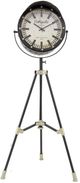 YHD Weathered Black Pendulum Tripod Clock-0