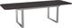Amisco Customizable Burton 108" Rectangular Extendable Table with 1" Thermo Fused Laminate Top, Radius Corners and 1 Leaf-1