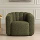 Uttermost® Lenoir Green Upholstered Swivel Chair-1