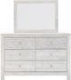 Signature Design by Ashley® Paxberry Whitewash Dresser and Mirror-1