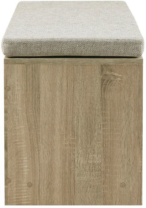 Olliix by 510 Design Zeus Gray Cube Organizer Storage Bench-3
