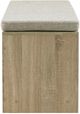 Olliix by 510 Design Zeus Gray Cube Organizer Storage Bench-3