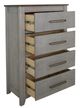 International Furniture Direct Ridge Light Gray/Ivory Chest-2