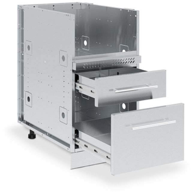 Broil King® S 200 Stainless Steel 2-Drawer Cabinet-1