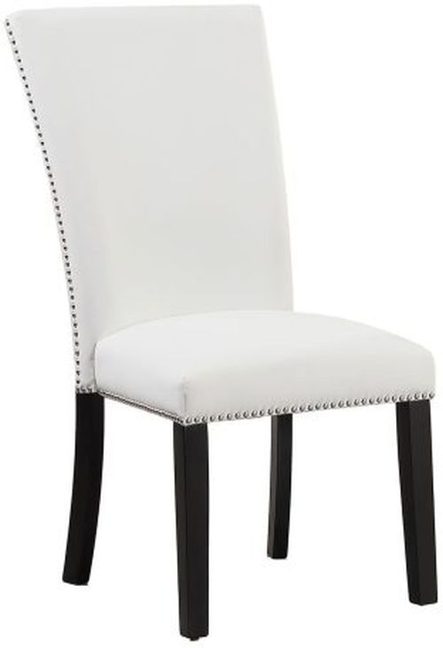 Steve Silver Co. Artemis White Vegan Leather Chair-0
