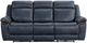 Kate Preston Home Storm Blue Power Reclining Sofa with Zero Gravity-1