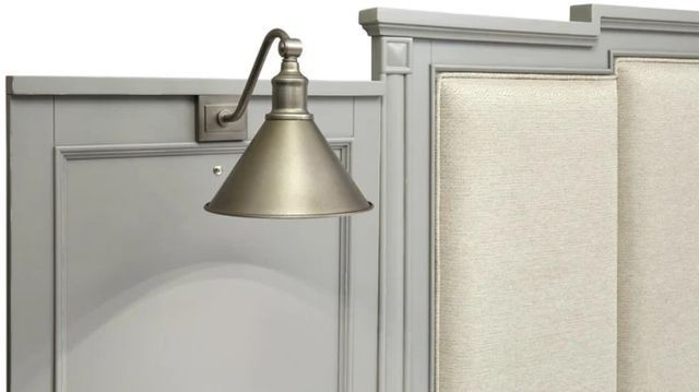 Magnussen Home® Glenbrook Natural/Pebble King Upholstered Wall Panel Bed -3