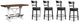 Signature Design by Ashley® Valebeck 5-Piece Brown/White Counter Height Dining Set-0