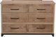 International Furniture Direct Natural Parota Brown Dresser-2