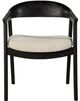 Nest Home Collections Vanessa Matte Black/Sand Arm Chair-1