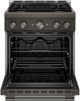 KitchenAid® 30" Black Ore Pro Style Gas Range with No Preheat Air Fry Mode-1